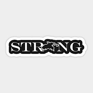 STJ - Strong (In white) Sticker